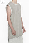 Boris Bidjan Saberi TANK vest collection Handmade in Spain TANK ONE PIECE. RF F035-2QH Light grey 3